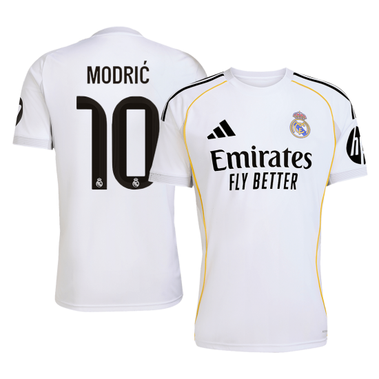 MODRIĆ #10 Real Madrid Home Jersey 2025/26 - [Super Replica]
