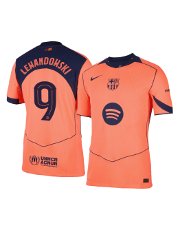 LEWANDOWSKI #9 Barcelona Third Match Jersey Player Version 2025/26 - UCL