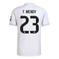 F.MENDY #23 Real Madrid Home Match Jersey Player Version 2025/26