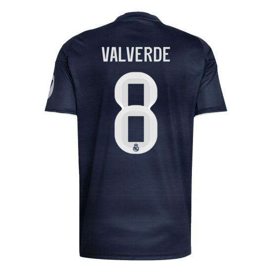 VALVERDE #8 Real Madrid Away Jersey 2025/26 - [Super Replica]