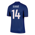 D.DOUÉ #14 PSG Home Match Jersey Player Version 2025/26