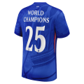 WORLD CHAMPIONS #25 Chelsea Home Jersey 2025/26 - World Champion Badge