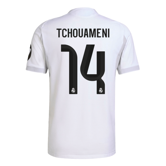 TCHOUAMENI #14 Real Madrid Home Match Jersey Player Version 2025/26