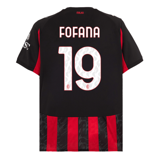 FOFANA #19 AC Milan Home Jersey 2025/26 - [Super Replica]