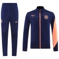 Barcelona Training Tracksuit Kit(Jacket+Pants) Navy&amp;Orange 2025/26