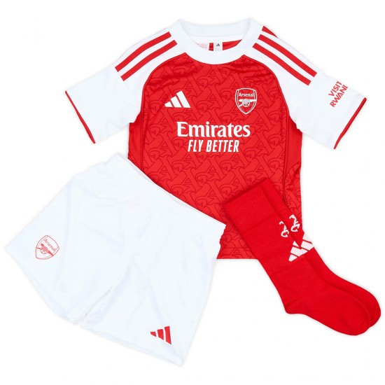 Kids Arsenal Home Jersey Full Kit 2025/26