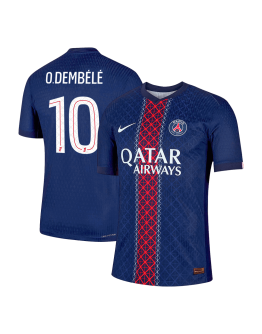 O.DEMBÉLÉ #10 PSG Home Match Jersey Player Version 2025/26