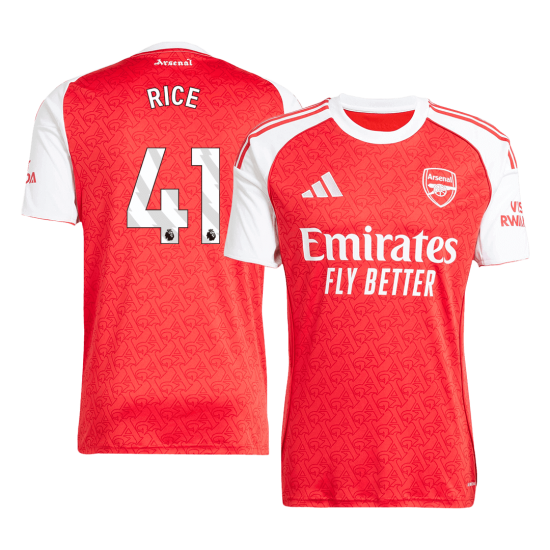 RICE #41 Arsenal Home Jersey 2025/26  - [Super Replica]