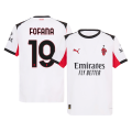 FOFANA #19 AC Milan Away Match Jersey Player Version 2025/26