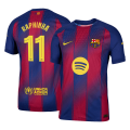 RAPHINHA #11 Barcelona Home Match Jersey Player Version 2025/26 - UCL