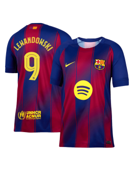 LEWANDOWSKI #9 Barcelona Home Jersey 2025/26 - UCL