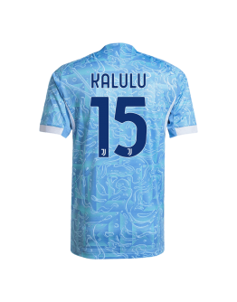 KALULU #15 Juventus Away Match Jersey Player Version 2025/26