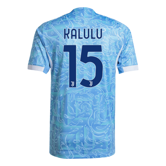 KALULU #15 Juventus Away Match Jersey Player Version 2025/26