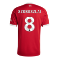 SZOBOSZLAI #8 Liverpool Home Jersey 2025/26