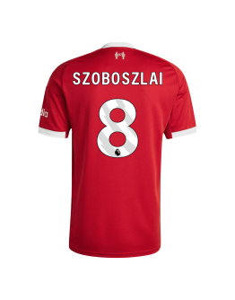 SZOBOSZLAI #8 Liverpool Home Jersey 2025/26