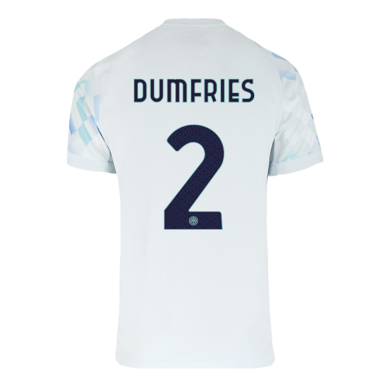 DUMFRIES #2 Inter Milan Away Jersey 2025/26