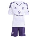 Kids Manchester United Away Jersey Kit 2025/26