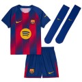 Kids Barcelona Home Jersey Full Kit 2025/26