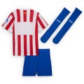 Kids Atletico Madrid Home Jersey Full Kit 2025/26