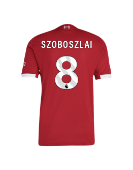 SZOBOSZLAI #8 Liverpool Home Match Jersey Player Version 2025/26