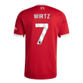 WIRTZ #7 Liverpool Home Jersey 2025/26