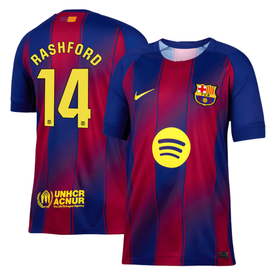 RASHFORD #14 Barcelona Home Jersey 2025/26