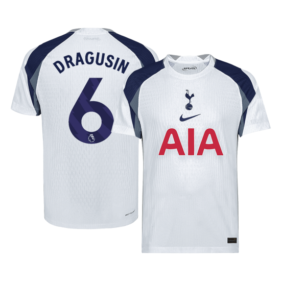 DRAGUSIN #6 Tottenham Hotspur Home Match Jersey Player Version 2025/26