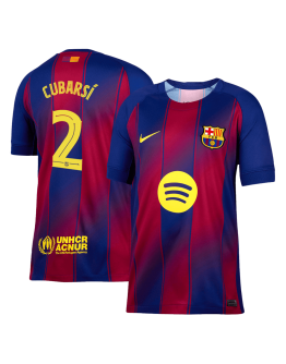 CUBARSÍ #2 Barcelona Home Jersey 2025/26 - UCL