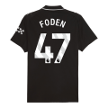 FODEN #47 Manchester City Away Match Jersey Player Version 2025/26