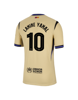 LAMINE YAMAL #10 Barcelona Away Match Jersey Player Version 2025/26 - UCL