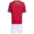 Kids Manchester United Home Jersey Kit 2025/26