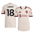 GAKPO #18 Liverpool Away Match Jersey Player Version 2025/26