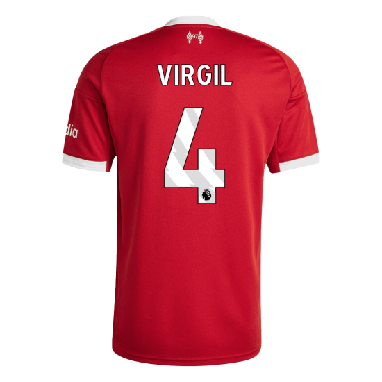 VIRGIL #4 Liverpool Home Jersey 2025/26