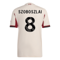 SZOBOSZLAI #8 Liverpool Away Match Jersey Player Version 2025/26