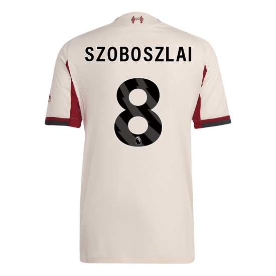 SZOBOSZLAI #8 Liverpool Away Match Jersey Player Version 2025/26