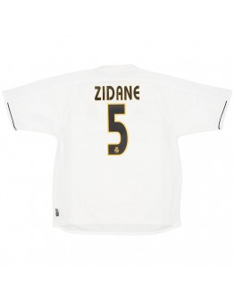 Zidane #5 Retro Real Madrid Home Jersey 2003/04