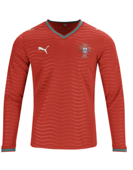 Portugal Home Long Sleeve Player Version Jersey World Cup 2026