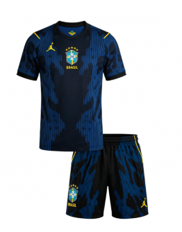 Brazil Away Kids Soccer Jerseys Kit World Cup 2026