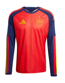 Spain Home Long Sleeve Jersey World Cup 2026